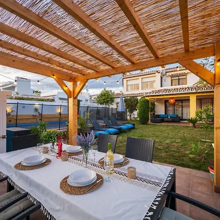 Vila Typical House Chapas Playa With Heated Pool